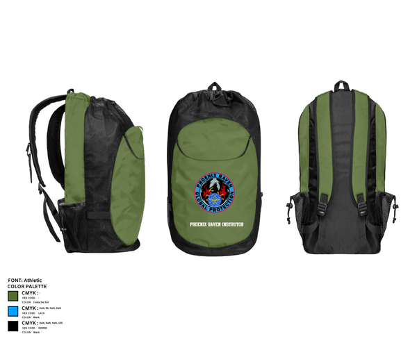 Gear Bag, Phoenix Raven Instrutor, , Teamtime, Team time, sublimation, custom sports apparel, team uniforms, spirit wear, spiritwear, sports uniforms, custom shirts, team store, custom team store, fundraiser sports, apparel fundraiser