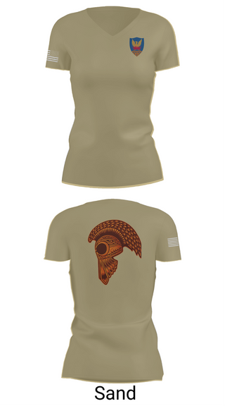 Womens Short Sleeve Vneck Shirt, HHC, 311th (T)SC, , Teamtime, Team time, sublimation, custom sports apparel, team uniforms, spirit wear, spiritwear, sports uniforms, custom shirts, team store, custom team store, fundraiser sports, apparel fundraiser