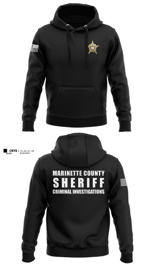 Hoodie, Marinette County Sheriff’s Office, Police, Teamtime, Team time, sublimation, custom sports apparel, team uniforms, spirit wear, spiritwear, sports uniforms, custom shirts, team store, custom team store, fundraiser sports, apparel fundraiser