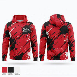 Hoodie, Bluffton Legacy, Men's Soccer, Teamtime, Team time, sublimation, custom sports apparel, team uniforms, spirit wear, spiritwear, sports uniforms, custom shirts, team store, custom team store, fundraiser sports, apparel fundraiser