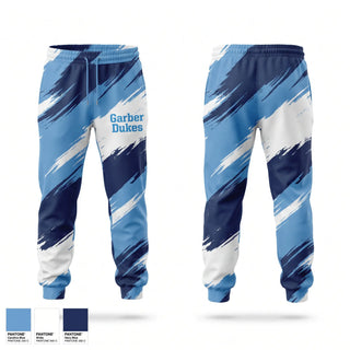Sweatpants, Garber Dukes, Wrestling, Teamtime, Team time, sublimation, custom sports apparel, team uniforms, spirit wear, spiritwear, sports uniforms, custom shirts, team store, custom team store, fundraiser sports, apparel fundraiser