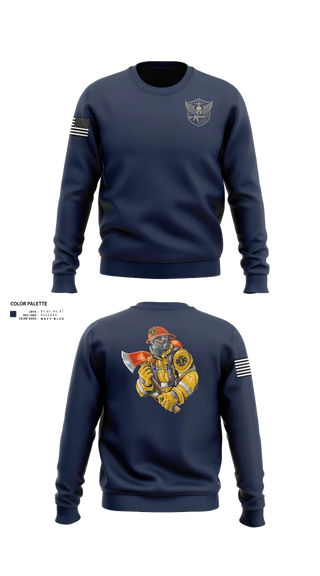 Crew Neck Sweatshirt, Lead Hill Fire Department, , Teamtime, Team time, sublimation, custom sports apparel, team uniforms, spirit wear, spiritwear, sports uniforms, custom shirts, team store, custom team store, fundraiser sports, apparel fundraiser
