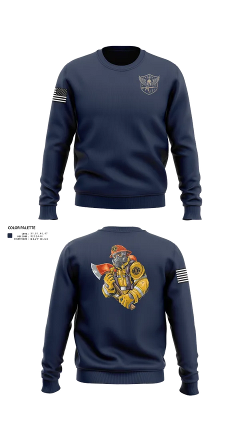 Crew Neck Sweatshirt, Lead Hill Fire Department, , Teamtime, Team time, sublimation, custom sports apparel, team uniforms, spirit wear, spiritwear, sports uniforms, custom shirts, team store, custom team store, fundraiser sports, apparel fundraiser
