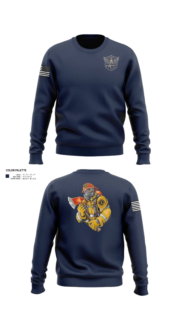 Crew Neck Sweatshirt, Lead Hill Fire Department, , Teamtime, Team time, sublimation, custom sports apparel, team uniforms, spirit wear, spiritwear, sports uniforms, custom shirts, team store, custom team store, fundraiser sports, apparel fundraiser