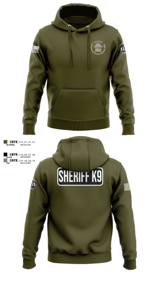 Hoodie, Montgomery County Sheriff’s Office K9 Unit, Police, Teamtime, Team time, sublimation, custom sports apparel, team uniforms, spirit wear, spiritwear, sports uniforms, custom shirts, team store, custom team store, fundraiser sports, apparel fundraiser