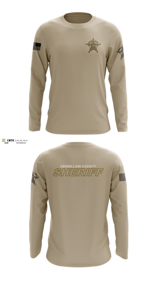 Long Sleeve Performance Shirt, Vermillion County Sheriff’s Office, Police, Teamtime, Team time, sublimation, custom sports apparel, team uniforms, spirit wear, spiritwear, sports uniforms, custom shirts, team store, custom team store, fundraiser sports, apparel fundraiser