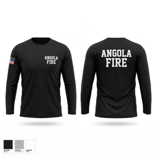 Long Sleeve Performance Shirt, Angola Fire, Fire Department, Teamtime, Team time, sublimation, custom sports apparel, team uniforms, spirit wear, spiritwear, sports uniforms, custom shirts, team store, custom team store, fundraiser sports, apparel fundraiser