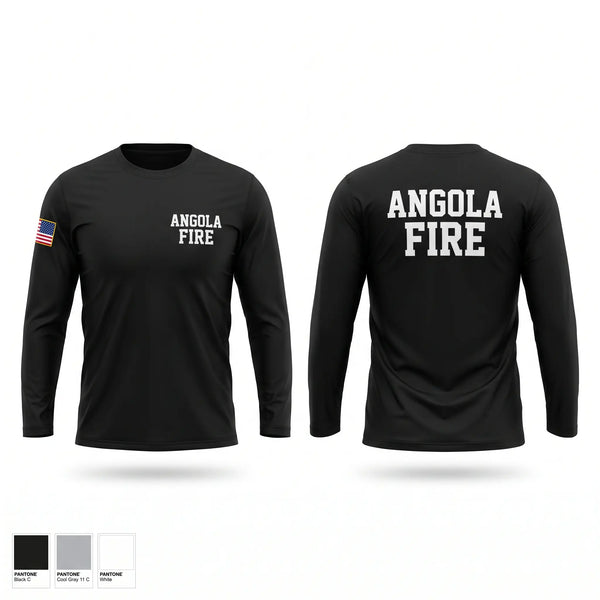 Long Sleeve Performance Shirt, Angola Fire, Fire Department, Teamtime, Team time, sublimation, custom sports apparel, team uniforms, spirit wear, spiritwear, sports uniforms, custom shirts, team store, custom team store, fundraiser sports, apparel fundraiser