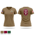 MEDDAC Women's Short Sleeve V-neck Shirt - 1