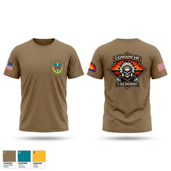 Old School Cotton Feel Shirt, Charlie Company 2-162, Army, Teamtime, Team time, sublimation, custom sports apparel, team uniforms, spirit wear, spiritwear, sports uniforms, custom shirts, team store, custom team store, fundraiser sports, apparel fundraiser