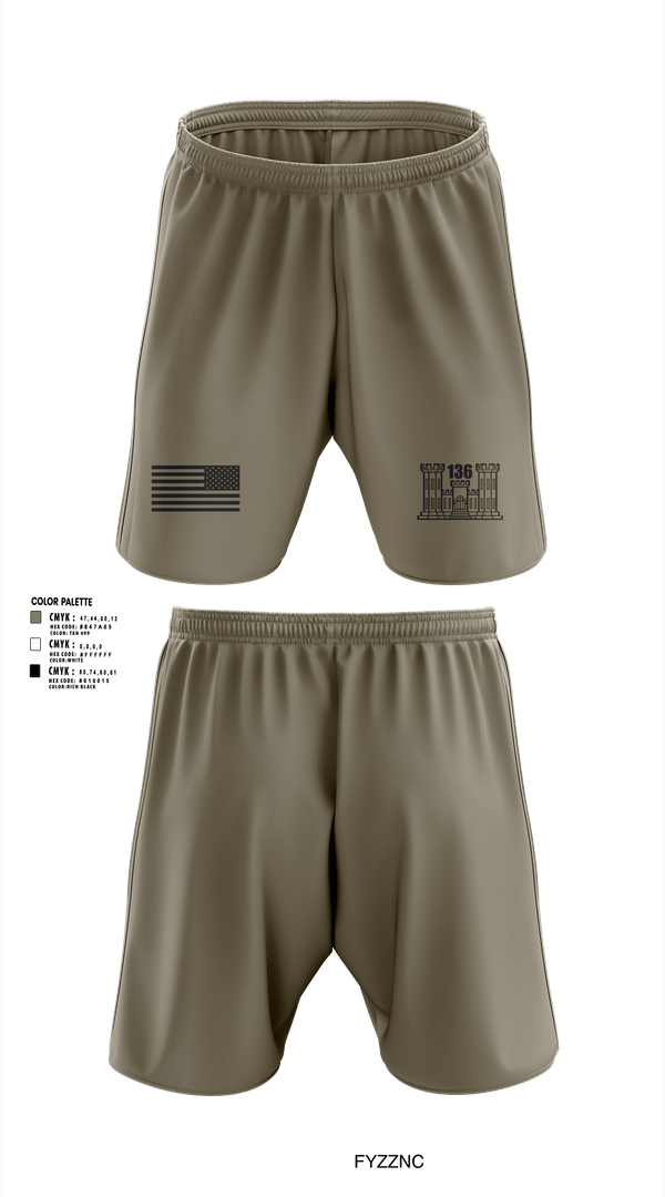 Athletic Shorts With Pockets, 136 EVCC, Army, Teamtime, Team time, sublimation, custom sports apparel, team uniforms, spirit wear, spiritwear, sports uniforms, custom shirts, team store, custom team store, fundraiser sports, apparel fundraiser