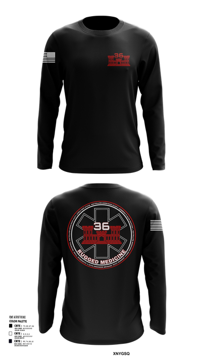 36 Engineer Brigade 21173189 Long Sleeve Performance Shirt 102