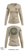 HCPA Swat 1437477 Women's Long Sleeve V-neck Shirt - 103
