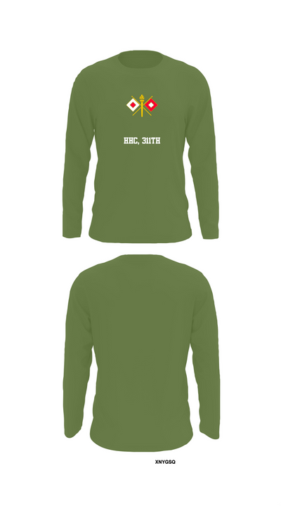 HHC, 311th 76995413 Long Sleeve Performance Shirt 52