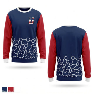 Crew Neck Sweatshirt, Patriots, , Teamtime, Team time, sublimation, custom sports apparel, team uniforms, spirit wear, spiritwear, sports uniforms, custom shirts, team store, custom team store, fundraiser sports, apparel fundraiser