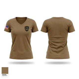 Womens Short Sleeve Vneck Shirt, Dog Company, Army, Teamtime, Team time, sublimation, custom sports apparel, team uniforms, spirit wear, spiritwear, sports uniforms, custom shirts, team store, custom team store, fundraiser sports, apparel fundraiser
