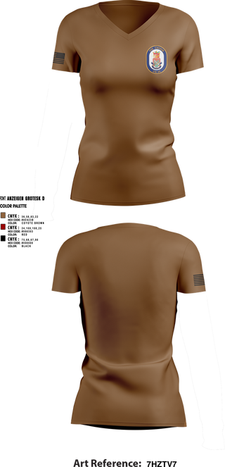 Womens Short Sleeve Vneck Shirt, USS CHOSIN, , Teamtime, Team time, sublimation, custom sports apparel, team uniforms, spirit wear, spiritwear, sports uniforms, custom shirts, team store, custom team store, fundraiser sports, apparel fundraiser