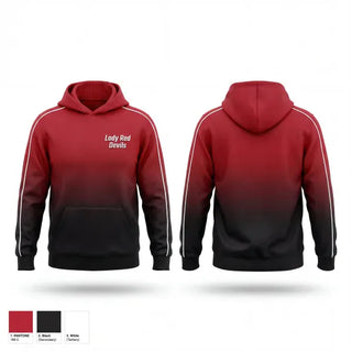 Hoodie, Lady Red Devils, Softball, Teamtime, Team time, sublimation, custom sports apparel, team uniforms, spirit wear, spiritwear, sports uniforms, custom shirts, team store, custom team store, fundraiser sports, apparel fundraiser