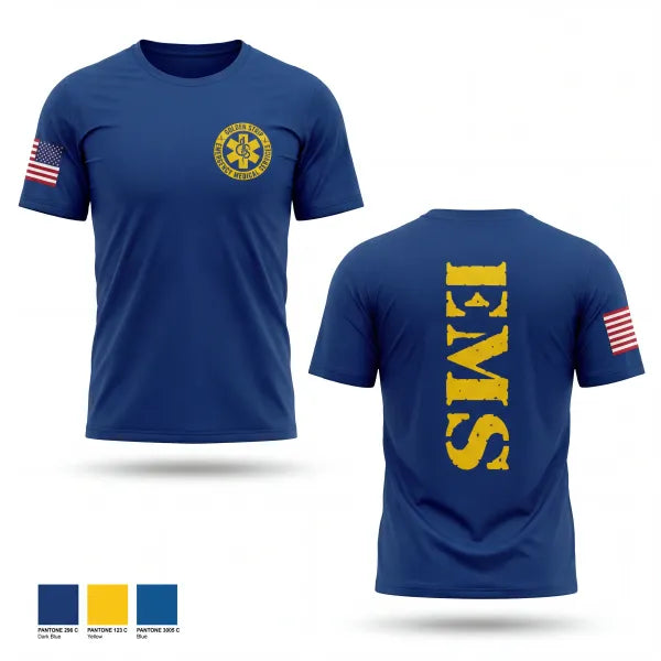 Short Sleeve Performance Shirt, Golden Strip Career Center, EMS/EMT, Teamtime, Team time, sublimation, custom sports apparel, team uniforms, spirit wear, spiritwear, sports uniforms, custom shirts, team store, custom team store, fundraiser sports, apparel fundraiser