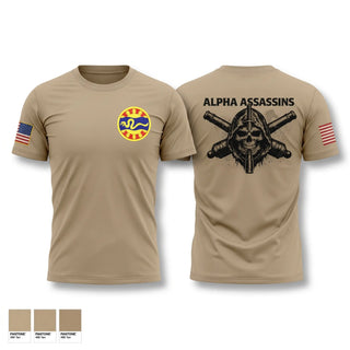 Old School Cotton Feel Shirt, 1-148 FA A Btry, National Guard, Teamtime, Team time, sublimation, custom sports apparel, team uniforms, spirit wear, spiritwear, sports uniforms, custom shirts, team store, custom team store, fundraiser sports, apparel fundraiser