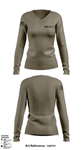 VFMC ROTC 80881491 Women's Long Sleeve V-neck Shirt - 1