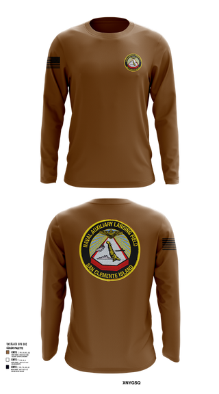 Long Sleeve Performance Shirt, NAVAL AUXILIARY LANDING FIELD SAN CLEMENTE ISLAND, Navy, Teamtime, Team time, sublimation, custom sports apparel, team uniforms, spirit wear, spiritwear, sports uniforms, custom shirts, team store, custom team store, fundraiser sports, apparel fundraiser