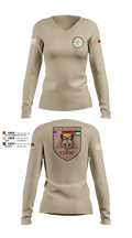 DEU EinsKtgt CD/CBI 73138033 Women's Long Sleeve V-neck Shirt - 102