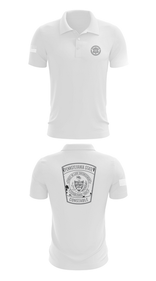 Short Sleeve Performance Polo, Pennsylvania State Constable, Police, Teamtime, Team time, sublimation, custom sports apparel, team uniforms, spirit wear, spiritwear, sports uniforms, custom shirts, team store, custom team store, fundraiser sports, apparel fundraiser