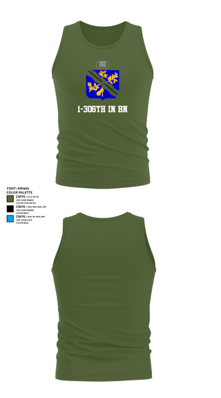 Tank Top, 1-306th IN BN, , Teamtime, Team time, sublimation, custom sports apparel, team uniforms, spirit wear, spiritwear, sports uniforms, custom shirts, team store, custom team store, fundraiser sports, apparel fundraiser