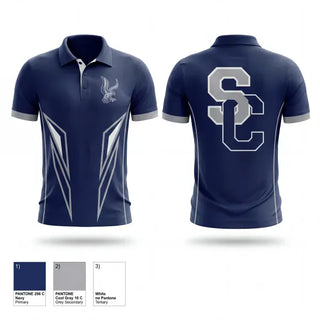 Short Sleeve Performance Polo, South Central, Men's Basketball, Teamtime, Team time, sublimation, custom sports apparel, team uniforms, spirit wear, spiritwear, sports uniforms, custom shirts, team store, custom team store, fundraiser sports, apparel fundraiser