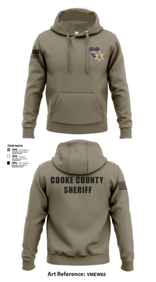 Hoodie, Cooke County Sheriff’s Office, Police, Teamtime, Team time, sublimation, custom sports apparel, team uniforms, spirit wear, spiritwear, sports uniforms, custom shirts, team store, custom team store, fundraiser sports, apparel fundraiser