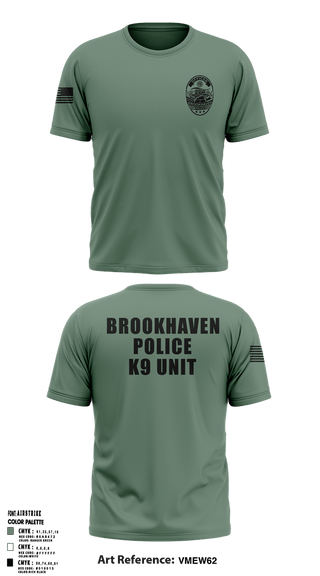 Short Sleeve Performance Shirt, Brookhaven K9 Unit, Police, Teamtime, Team time, sublimation, custom sports apparel, team uniforms, spirit wear, spiritwear, sports uniforms, custom shirts, team store, custom team store, fundraiser sports, apparel fundraiser