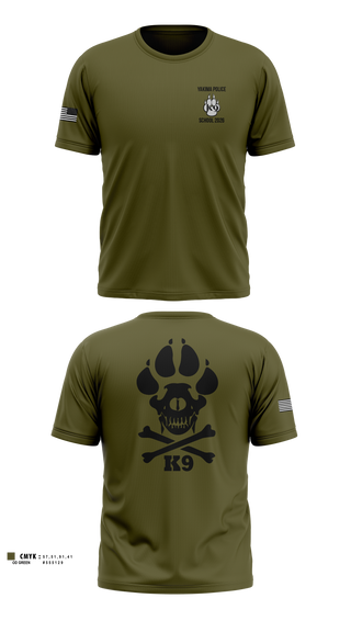 Short Sleeve Performance Shirt, Yakima Police Department K9 School, Police, Teamtime, Team time, sublimation, custom sports apparel, team uniforms, spirit wear, spiritwear, sports uniforms, custom shirts, team store, custom team store, fundraiser sports, apparel fundraiser