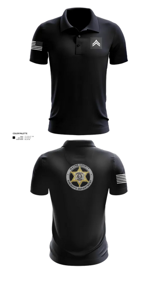 Short Sleeve Performance Polo, Wayne County Sheriff’s Department, Police, Teamtime, Team time, sublimation, custom sports apparel, team uniforms, spirit wear, spiritwear, sports uniforms, custom shirts, team store, custom team store, fundraiser sports, apparel fundraiser