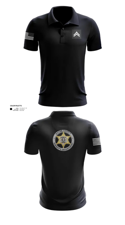 Wayne County Sheriff’s Department 8145507 Short Sleeve Performance Polo - 1