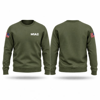 Crew Neck Sweatshirt, M1A2, Army, Teamtime, Team time, sublimation, custom sports apparel, team uniforms, spirit wear, spiritwear, sports uniforms, custom shirts, team store, custom team store, fundraiser sports, apparel fundraiser