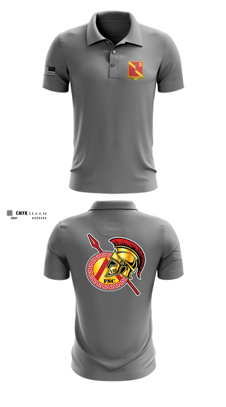 Short Sleeve Performance Polo, 135th FSC, Army, Teamtime, Team time, sublimation, custom sports apparel, team uniforms, spirit wear, spiritwear, sports uniforms, custom shirts, team store, custom team store, fundraiser sports, apparel fundraiser