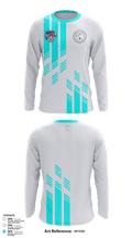 Central Islip Redbulls 71812995 Long Sleeve Performance Shirt - 1