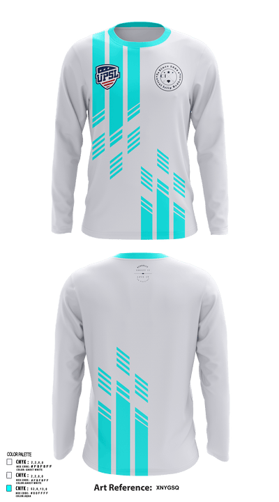 Central Islip Redbulls 71812995 Long Sleeve Performance Shirt - 1