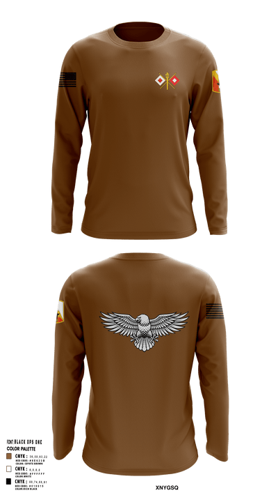 USASA BELVOIR 16372072 Long Sleeve Performance Shirt - 61