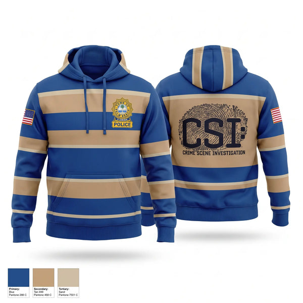 Hoodie, CRIME SCENE UNIT, Police, Teamtime, Team time, sublimation, custom sports apparel, team uniforms, spirit wear, spiritwear, sports uniforms, custom shirts, team store, custom team store, fundraiser sports, apparel fundraiser