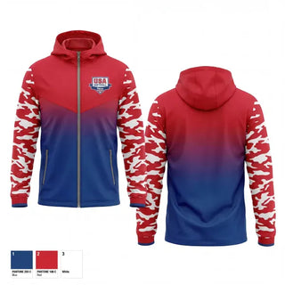 Windbreaker, USA Softball of Kansas, Softball, Teamtime, Team time, sublimation, custom sports apparel, team uniforms, spirit wear, spiritwear, sports uniforms, custom shirts, team store, custom team store, fundraiser sports, apparel fundraiser
