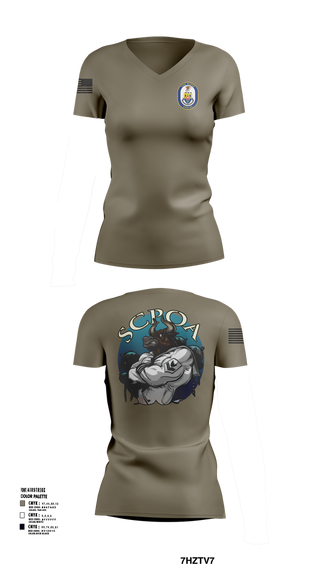 Womens Short Sleeve Vneck Shirt, Scpoa, Navy, Teamtime, Team time, sublimation, custom sports apparel, team uniforms, spirit wear, spiritwear, sports uniforms, custom shirts, team store, custom team store, fundraiser sports, apparel fundraiser