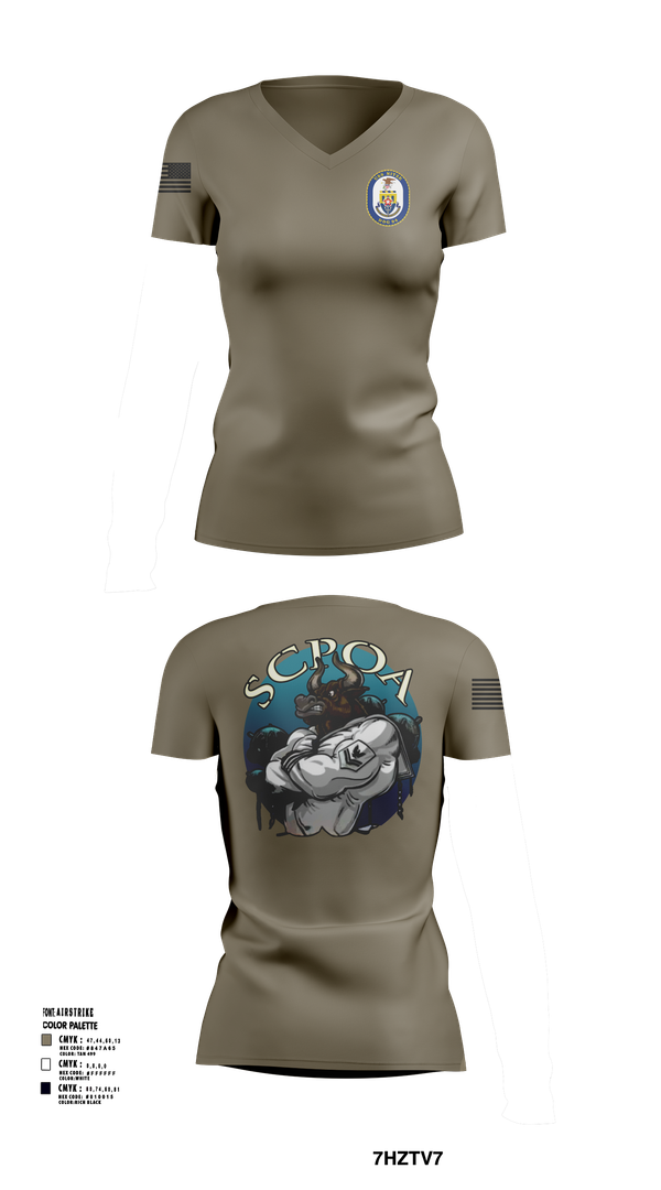 Womens Short Sleeve Vneck Shirt, Scpoa, Navy, Teamtime, Team time, sublimation, custom sports apparel, team uniforms, spirit wear, spiritwear, sports uniforms, custom shirts, team store, custom team store, fundraiser sports, apparel fundraiser