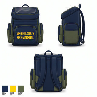 Gear Bag, Virginia state fire marshal, Fire Department, Teamtime, Team time, sublimation, custom sports apparel, team uniforms, spirit wear, spiritwear, sports uniforms, custom shirts, team store, custom team store, fundraiser sports, apparel fundraiser