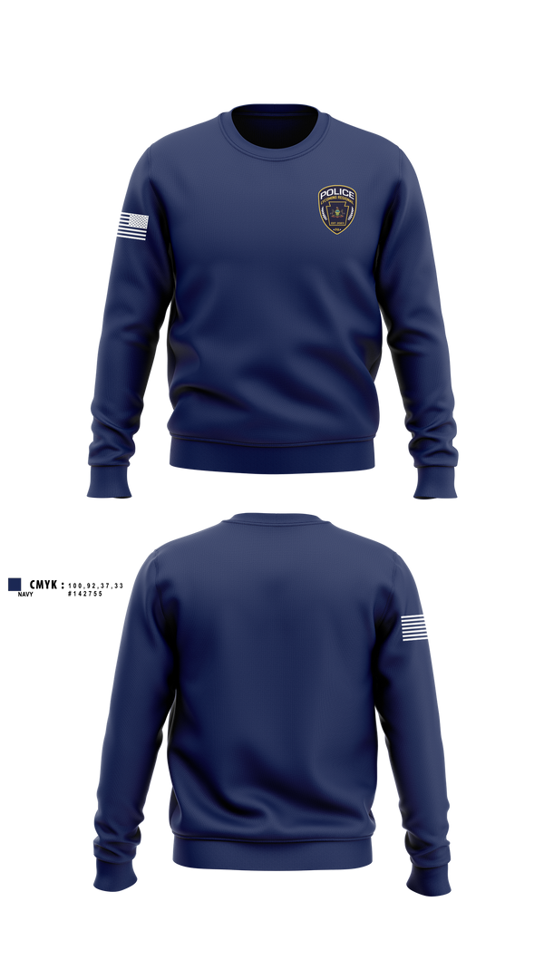 Crew Neck Sweatshirt, Lycoming Regional Police Department, Police, Teamtime, Team time, sublimation, custom sports apparel, team uniforms, spirit wear, spiritwear, sports uniforms, custom shirts, team store, custom team store, fundraiser sports, apparel fundraiser