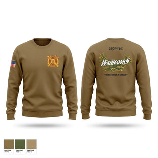 Crew Neck Sweatshirt, 250th FSC, Army, Teamtime, Team time, sublimation, custom sports apparel, team uniforms, spirit wear, spiritwear, sports uniforms, custom shirts, team store, custom team store, fundraiser sports, apparel fundraiser