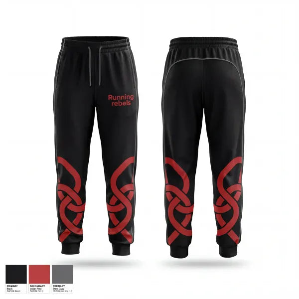 Sweatpants, Running rebels, Men's Basketball, Teamtime, Team time, sublimation, custom sports apparel, team uniforms, spirit wear, spiritwear, sports uniforms, custom shirts, team store, custom team store, fundraiser sports, apparel fundraiser