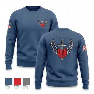 Crew Neck Sweatshirt, Union AFJROTC, Air Force, Teamtime, Team time, sublimation, custom sports apparel, team uniforms, spirit wear, spiritwear, sports uniforms, custom shirts, team store, custom team store, fundraiser sports, apparel fundraiser
