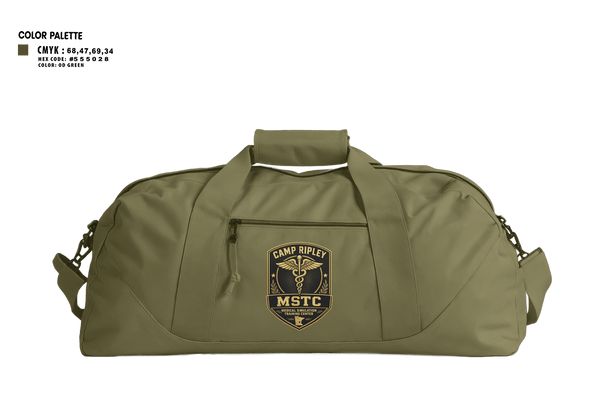 Duffle Bag, Camp Ripley MSTC, Army, Teamtime, Team time, sublimation, custom sports apparel, team uniforms, spirit wear, spiritwear, sports uniforms, custom shirts, team store, custom team store, fundraiser sports, apparel fundraiser